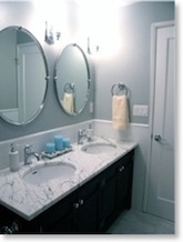 Marble and Glass Bath